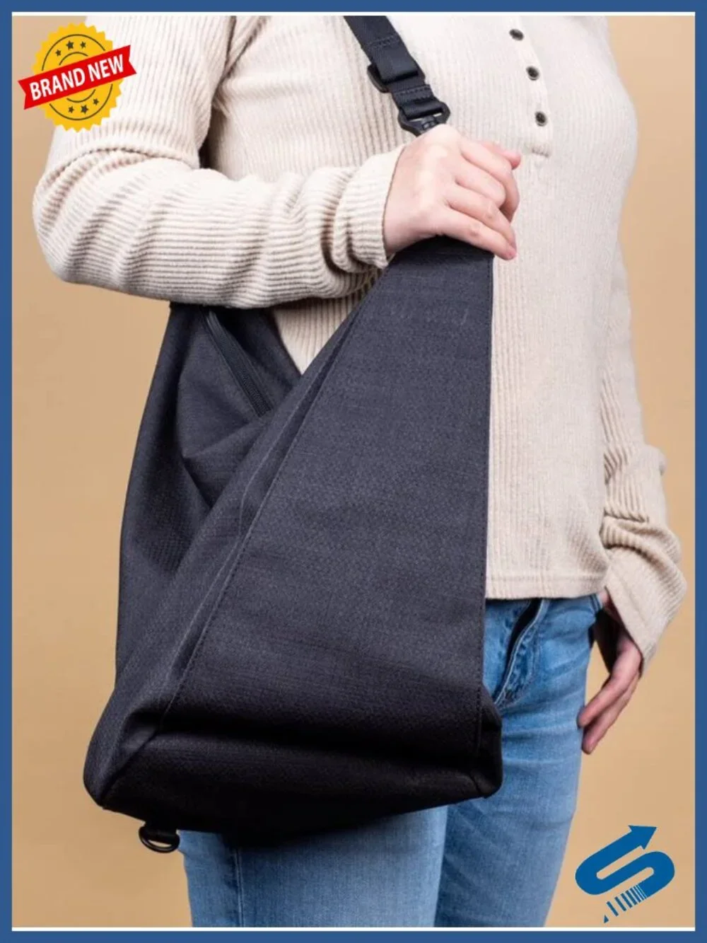 Convertible Crossbody Sling Backpack Purse with RFID Pouch